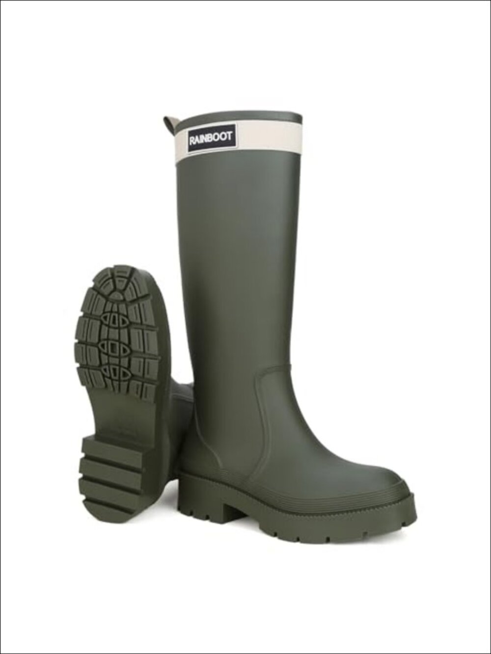 Women's Waterproof Rubber Rain Boots Knee High Non-Slip Garden Muck Boots